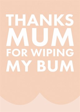 Your Mum sacrificed a lot for you, especially her nostrils! So, thank her for everything with this silly Rumble Mother's Day cards design.