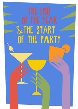 Wave goodbye to 2021 with this fab retro design. Raise a glass, enjoy a cocktail and let's make 2022 a year to remember
