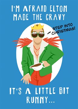 It's a little bit funny... about the level of a Christmas cracker joke! If they love a musical pun, this is the card for them!