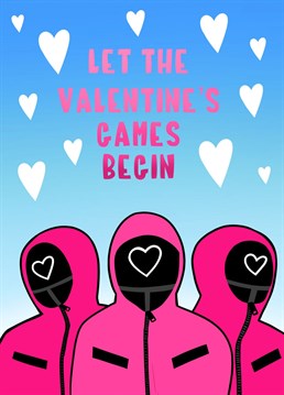 Send some Squid Game Valentine's Day love with this cute card! If they loved the show, they'll love this card!