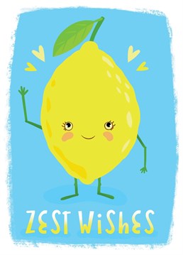 Send some zesty birthday love with this cute design! All that's missing is the gin!