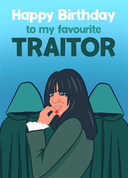 If your friend is hooked on the new hottest show on tv, then this card is for them! send some Claudia Winkelman inspired love this birthday!