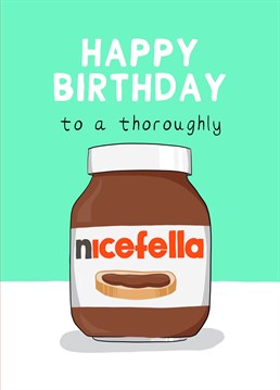 If he is a bit of a chocoholic and is an all round nice guy, this is the card for him! Celebrate his birthday with this colourful design.