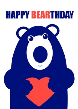 Send a big bear hug to your loved ones on their birthday! Designed by Running with Scissors