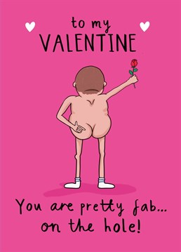 Send some super cheeky Valentine's Day love with this rude Valentine's Day card. If they appreciate a bit of naughty humour, this is the card for them!