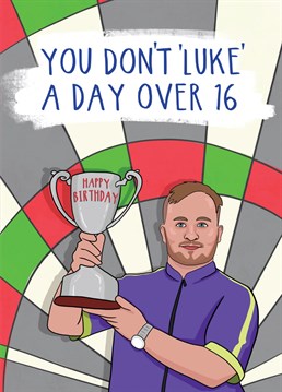 If they have followed the sensational Luke littler and his quest to become darts champion, this is the card for them!