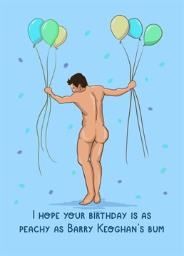 If you loved watching Saltburn and they loved the cheeky Murder on the Dancefloor naked dance routine, this is the birthday card for them! Perfect for Barry Keoghan fans!