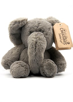 Hazel the Elephant is from the cuddly safari collection.. Cuddly toy, perfect for kids.. Toys are not suitable for newborns.. Teach your little ones about wildlife and treat them, whatever the occasion to Hazel the Elephant from the cuddly safari collection. Did you know Elephants can &lsquo;hear' through their feet? They can feel and interpret vibrations in the ground? Nope, we didn't either, but we are learning a lot from these cuddly creations! Although these toys aren't suitable for newborns, they'll simply love cuddling up to this adorable animal when they grow older! They make the perfect gift for any child to both cuddle then learn about nature.