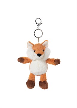 What does the fox say?. Plush travel companion. Seriously soft and fluffy. Perfect gift for a foxy individual. What the fox, this little guy is so adorable and unbelievably soft?! Straight out of nature, Jasper the Fox would make a great gift for any animal lover, or anyone who's constantly losing their keys! Maybe you think you're too old for stuffed toys? Think again! With this plush keyring, you've still got an excuse for a little cuddle while it has its practical use.  The good news is that All Creatures Collection has many more wildlife animal keyrings for you to collect and enjoy! With an easy-to-use silver clip, quickly attach this to your keys and you'll be good to go in seconds.