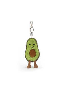 Every millennial's best friend. A healthy travel companion for your bag. Irresistibly soft and squishy. One of your 5 a day!. Obsessed with avocado? If you know someone who'd happily eat it every day of the year (that'll be  dinner with a side of avocado please), this adorable bag charm will surely be everything they avo wanted! The perfect little, green companion with a two-tone outer, this unbelievably fluffy Avo by Jellycat really needs to be cuddled to believe how soft it is! With an easy-to-use silver clip attached, this Amuseable Avocado's ripe for the picking and you'll be good to go in a matter of seconds. Simply clip the charm to any bag and you'll instantly stand out from the pack. Whether you're travelling solo or with friends, you'll never be alone with this smiling plush charm as your travel buddy!