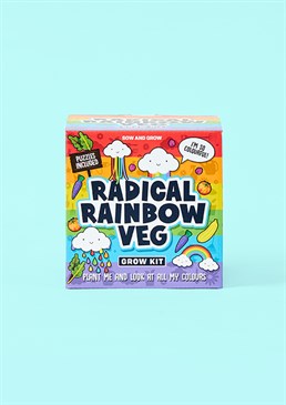 Radical Rainbow Veg. Send them something a little cheeky with this brilliant Scribbler gift and trust us, they won't be disappointed!