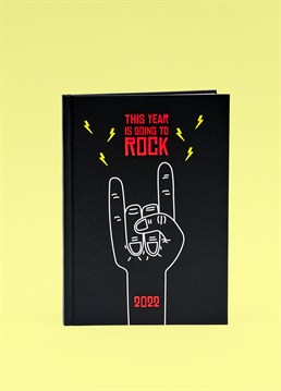 2022 Going To Rock A5 Diary. Send them something a little cheeky with this brilliant Scribbler gift and trust us, they won't be disappointed!