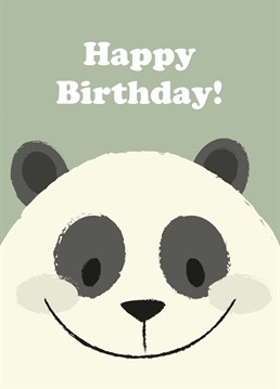The Happy Birthday Panda card is a great way to celebrate a loved one's birthday.
