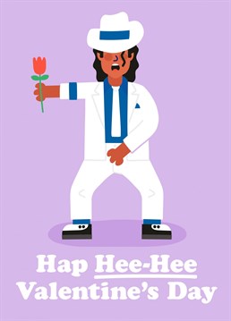 Make someone very Hap Hee-Hee with this funny MJ Valentine's Card. Designed by Studio Boketto.