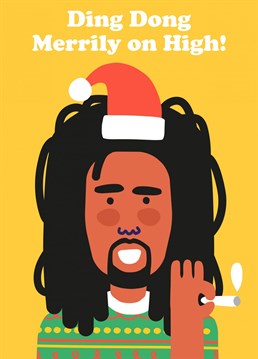 The legend has it that Bob Marley used to sing this very song every Christmas Eve! Funny Christmas Card. Designed by Studio Boketto.