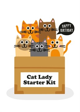 The purr-fect Birthday card your bestie. by Studio Boketto