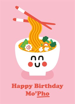 Send this tasty Birthday card to your foodie friend. By Studio Boketto.