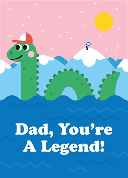 Surprise you're legendary Dad with this legendary card. By Studio Boketto.