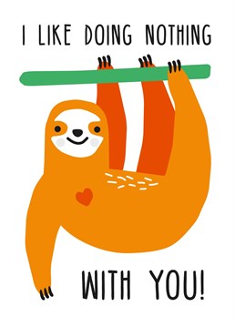 Let them know how much you love spending time with them with this sweet anniversary card by Studio Boketto.