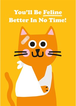 Send Get Well Wishes for the cat lover in your life! Designed by Studio Boketto