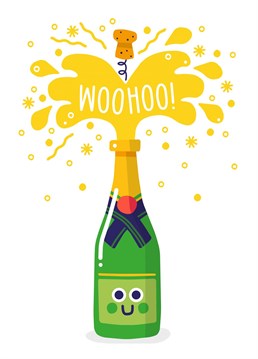 Know somebody who has passed a driving test, smashed an exam or landed the perfect job! Get the party started and pop the cork! Designed by Studio Boketto