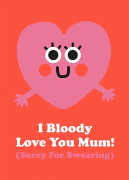 Best Mother's Day Mother's Day card for a bloody fantastic mum! Designed by Studio Boketto