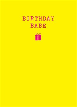 Send the birthday babe this cute card by Scribbler and wish them a very happy birthday.
