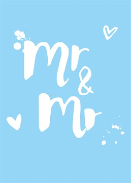 Wish the happy couple a brilliant day with this adorable Scribbler Wedding card.