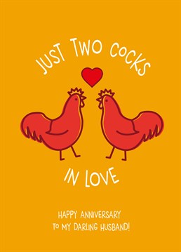 Send your husband this brilliant Anniversary card by Scribbler and show him how much you love him.