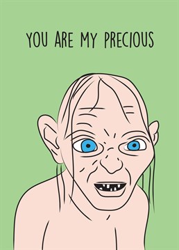 They're gonna destroy your ring! Send your precious this hilarious Anniversary card by Scribbler.