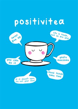 Positive vibes only around here! Make their day with this silly, but calming Scribbler card.