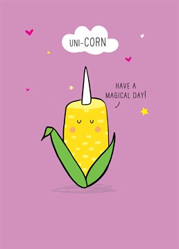 What a corny Birthday card by Scribbler!? We definitely believe in this kind of unicorns!