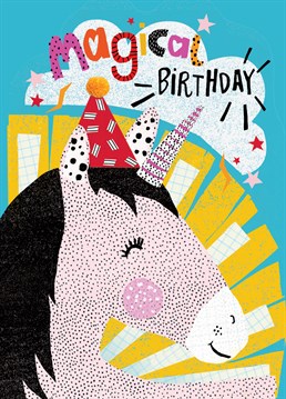 Say happy birthday with this adorable card by Scribbler.