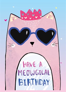 This Birthday card by Scribbler is puurrrrfect for any kitty lover!