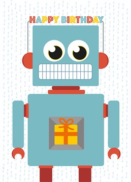 Beep bop zeep! We're pretty sure that means happy birthday in robot! Send Scribbler card to an aspiring robot creator.