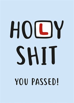 Sweet mother of all that is holy, they've passed their test! Let them know how proud (or scared) you are with this brilliant Scribbler card.
