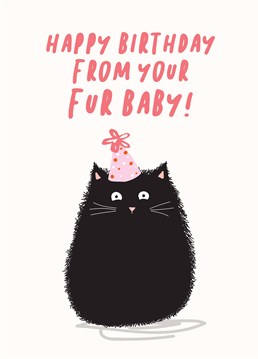 They're the most precious baby in the world! Aren't they!? Aren't they!? Give them this Scribbler card and say happy birthday from the cat. But let's face it, the cat doesn't care!