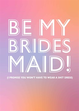 The shit dress has been ruled out with this hilarious Scribbler Wedding card! Unfortunately, the same can't be said for an appearance by Bridezilla!