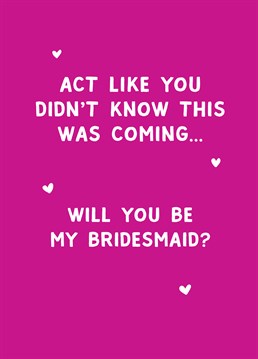 Make someone wonder when it will be their turn to get married with this Wedding card by Scribbler.