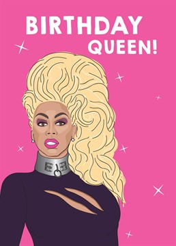 Happy Birthday and don't F*** it up! Send a birthday queen a drag queen on their birthday with this Mama Ru inspired Scribbler card.