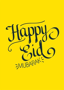 Say Happy Eid to a certain someone with this card designed by Scribbler.