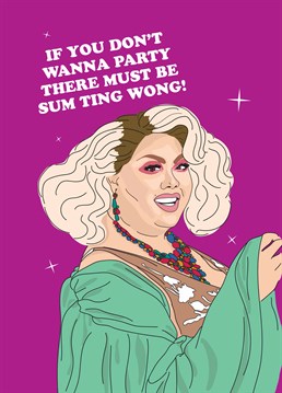 And that's the tea! Do Sum Ting Right and send this Scribbler Birthday card of the Queen of Stamps herself. Don't forget to lick!