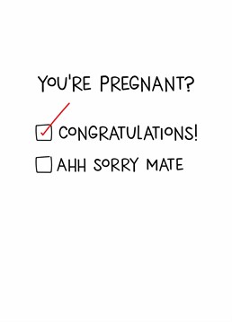Funny Pregnancy Cards - Scribbler