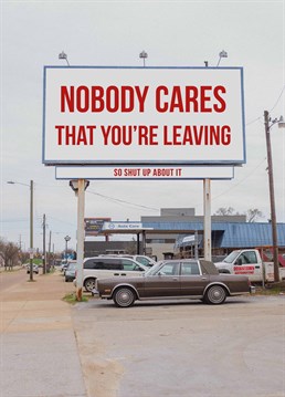PSA Announcement: Nobody cares! You're already dead to us, Susan. Thank you and goodbye. Leaving design by Scribbler.