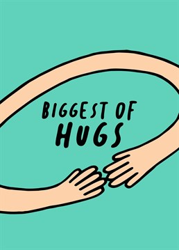 Sometimes a good hug can make all the difference! Offer some moral support with this sweet design by Scribbler.