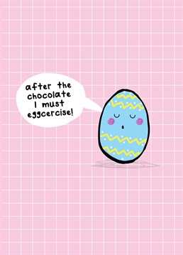Don't forget your one government approved exercise outing a day! I'll be running to the shop for more chocolate. Anything to get out the house eh? Easter design by Scribbler.