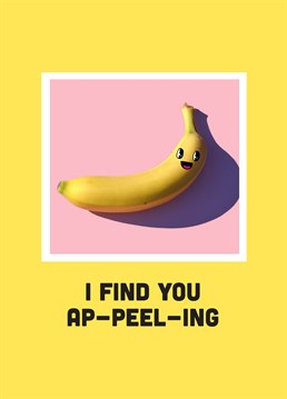 Send your partner this cheeky banana and I dare say you'll never split! Designed by Scribbler.