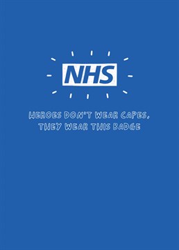 Show your appreciation and thank the NHS with this brilliant card by Scribbler.