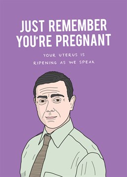 The moment you've prayed for! They've just made you the happiest person in the world so get as TMI as Boyle would in your excitement. Brooklyn Nine Nine inspired card by Scribbler.