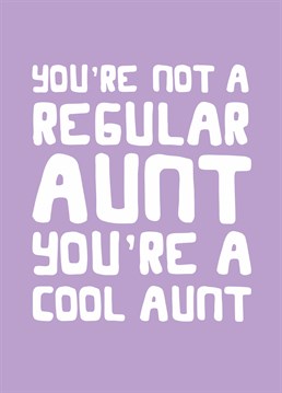 What every Auntie wants to hear - it's the best compliment you can give really! This Mean Girls inspired Scribbler Birthday card will keep her sweet until the next time you need something.